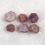 パキスタン産 ルビー 結晶 原石 蛍光 6個セット　4.7ｇ (ID:48486)