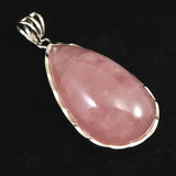 マダガスカル産 ローズクォーツ 33mm ペンダントトップ 9.49g (ID:48524)