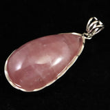 マダガスカル産 ローズクォーツ 33mm ペンダントトップ 9.49g (ID:48524)