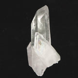 米国アーカンソー州産水晶 原石 78mm クラスター レコードキーパー  セルフヒールド 60.4g (ID:48527)