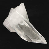 米国アーカンソー州産水晶 原石 78mm クラスター レコードキーパー  セルフヒールド 60.4g (ID:48527)