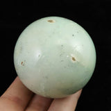 インドネシア産 クリソプレーズ　53mm スフィア 214g (ID:48678)