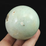 インドネシア産 クリソプレーズ　53mm スフィア 214g (ID:48678)