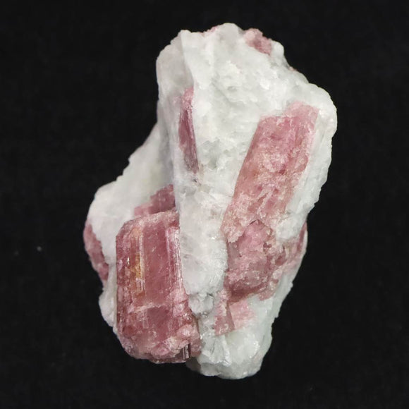 ピンクトルマリン入り水晶 44mm原石 40.9g (ID:48706)