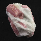 ピンクトルマリン入り水晶 44mm原石 40.9g (ID:48706)