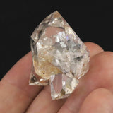 米国NY州産 ハーキマーダイヤモンド AAA 31mm原石 結晶 16.2g (ID:48721)