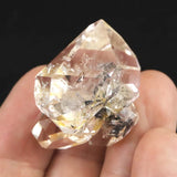 米国NY州産 ハーキマーダイヤモンド AAA 31mm原石 結晶 16.2g (ID:48721)