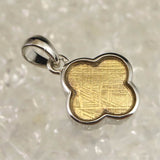 ギベオン ゴールドカラー 14mmフラワーモチーフ　ペンダントトップ 2.6g (ID:48808)