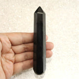 H&E社 シュンガイト 110mm 六角柱ワンド 63.0g (ID:48809)