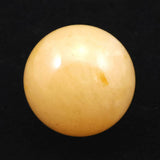 H&E社 サチャロカイエロー アゼツライト　25mmスフィア 証明書付 23.1g (ID:49224)