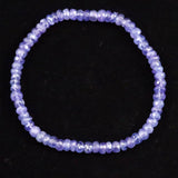 タンザナイト AA  4mm玉 ボタンカット ブレスレット  7.0g (ID:49280)