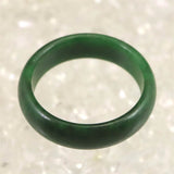 ミャンマー産 翡翠 ヒスイ 緑  5mm幅リング 14号 1.9g (ID:49349)