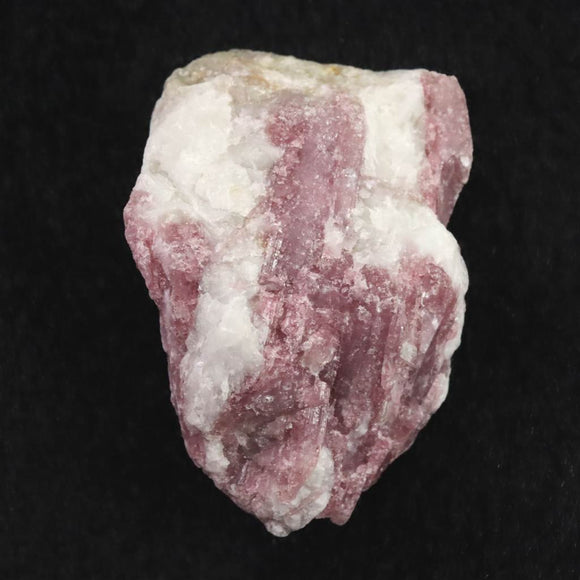 ピンクトルマリン入り水晶 47mm原石 33.8g (ID:49391)