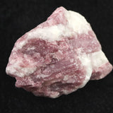 ピンクトルマリン入り水晶 47mm原石 33.8g (ID:49391)