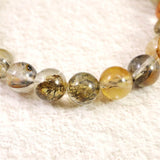 デンドリチッククォーツ 8.5㎜玉ブレスレット 20.5g (ID:49649)