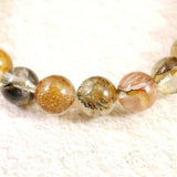 デンドリチッククォーツ 8.5㎜玉ブレスレット 20.5g (ID:49649)