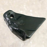 出雲碧玉 出雲石  22mm 磨き ペンダントトップ ディレクトリカード付 3.4g (ID:49811)