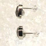 ロシア産　パラサイト隕石　8mmハート　ピアス 2.35g (ID:49917)