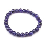 ミャンマー産 ブルーサファイア AAAAA 7mm玉ブレスレット 21.4g (ID:49975)