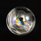 アイリスクォーツ レインボー水晶　31mmスフィア 水晶玉 41.0g (ID:50487)