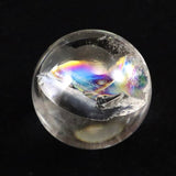 アイリスクォーツ レインボー水晶　31mmスフィア 水晶玉 41.0g (ID:50487)