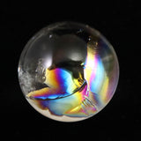 アイリスクォーツ レインボー水晶　31mmスフィア 水晶玉 41.0g (ID:50487)