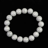 青海薬石 （新潟県糸魚川市） 12mm玉ブレスレット 証明書付 40.9ｇ　 (ID:50698)