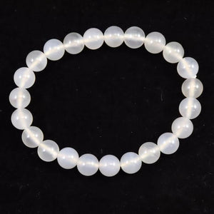 北海道 花石メノウ 瑪瑙 8mm玉 ブレスレット ディレクトリカード付