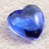 H&E社 シベリアンブルークォーツ 15mm ハート 2.5g (ID:50902)