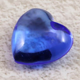 H&E社 シベリアンブルークォーツ 15mm ハート 2.5g (ID:50902)