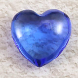 H&E社 シベリアンブルークォーツ 15mm ハート 2.5g (ID:50902)