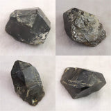 岐阜県中津川市蛭川産 黒水晶（モリオン） 75mm原石 118.4g (ID:51113)