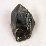 岐阜県中津川市蛭川産 黒水晶（モリオン） 75mm原石 118.4g (ID:51113)