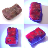 インド産 ルビー 結晶 　22mm原石 蛍光 9.9ｇ (ID:51121)