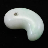 糸魚川翡翠  ヒスイ 小滝産 薄緑 22mm勾玉 ディレクトリカード付 5.06g (ID:51175)