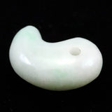 糸魚川翡翠  ヒスイ 小滝産 薄緑 22mm勾玉 ディレクトリカード付 5.06g (ID:51175)