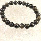 ノルウェー産 フェナカイト 8mm玉ブレスレット ディレクトリカード付 18.2g (ID:51183)