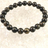 ノルウェー産 フェナカイト 8mm玉ブレスレット ディレクトリカード付 18.2g (ID:51183)