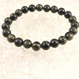 ノルウェー産 フェナカイト 8mm玉ブレスレット ディレクトリカード付 18.2g (ID:51183)