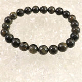 ノルウェー産 フェナカイト 8mm玉ブレスレット ディレクトリカード付 18.2g (ID:51183)