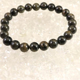 ノルウェー産 フェナカイト 8mm玉ブレスレット ディレクトリカード付 18.2g (ID:51183)