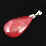 ブラジル産 ロードナイト(4A) 　34mmペアシェイプ　ペンダントトップ　7.4ｇ (ID:51184)