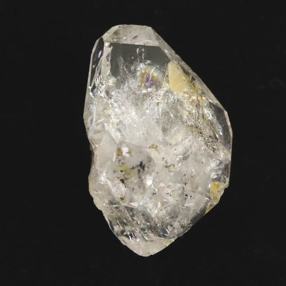 米国NY州産 ハーキマーダイヤモンド 29mm原石 レインボー レコードキーパー キー エレスチャル 8.26g (ID:51246)