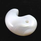 北海道 花石メノウ 瑪瑙 30mm勾玉 ディレクトリカード付 10.7g (ID:51340)