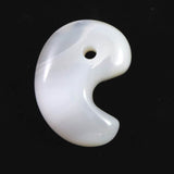 北海道 花石メノウ 瑪瑙 30mm勾玉 ディレクトリカード付 10.7g (ID:51340)