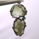 モルダバイト 原石 ペンダントトップ  7.82g (ID:51348)