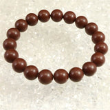 H&E社 セドナライト セドナストーン 10mm玉ブレスレット 証明書付 28.5g　 (ID:51547)