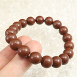 H&E社 セドナライト セドナストーン 10mm玉ブレスレット 証明書付 28.5g　 (ID:51547)