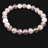 H&E社 オーラライト23（AZOZEO) 8mm玉ブレスレット 証明書付 16.9g (ID:51567)