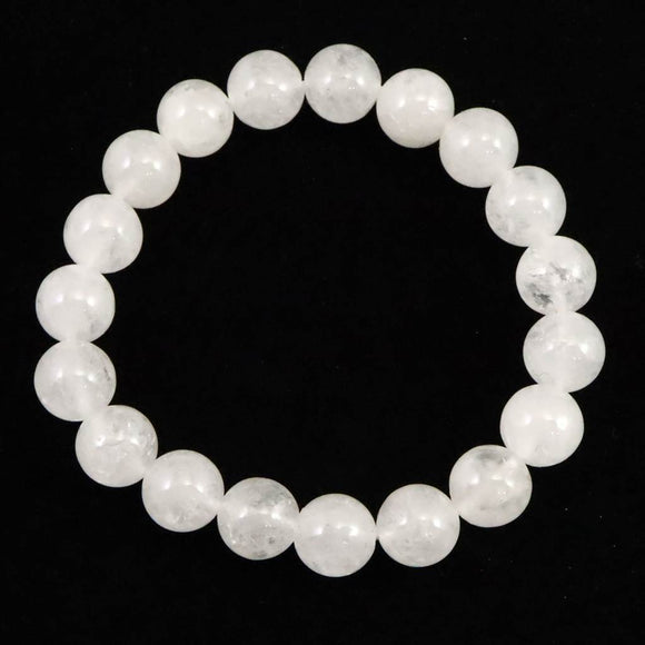 H&E社 アゼツライト（AZOZEO)　10mm玉ブレスレット 証明書付 29.4g (ID:51860)